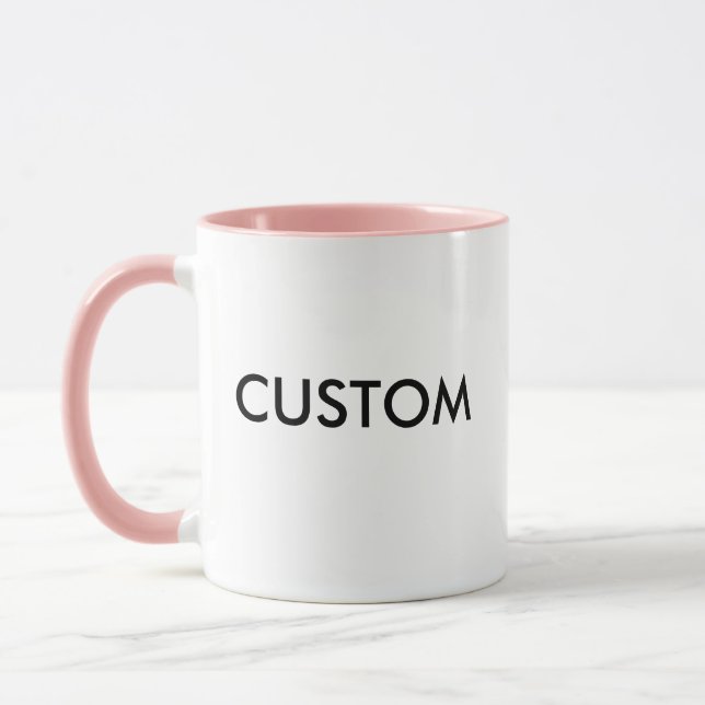 Custom Personalized Combo Mug Blank Template (Left)