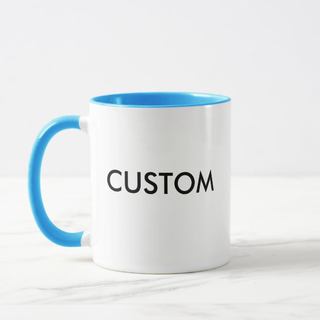 Custom Personalized Combo Mug Blank Template (Left)