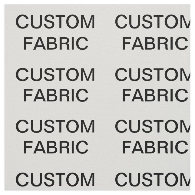 Custom Personalized Cotton Twill Fabric 58" Wide (Swatch)