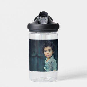 Custom Personalized Cute Kids Photo Water Bottle