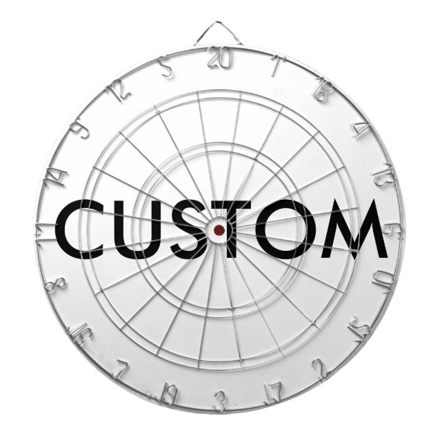 Custom Personalized Dartboard Blank Template (Front)