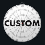 Custom Personalized Dartboard Regulation Size<br><div class="desc">Make,  design,  create your own custom Dartboard - regulation size. Personalized dart board including 6 brass darts (3 American flag dart flights and 3 UK dart flights),  for birthday,  Christmas gifts,  wedding favours,  and promotional sports business,  school,  and college recreation.</div>