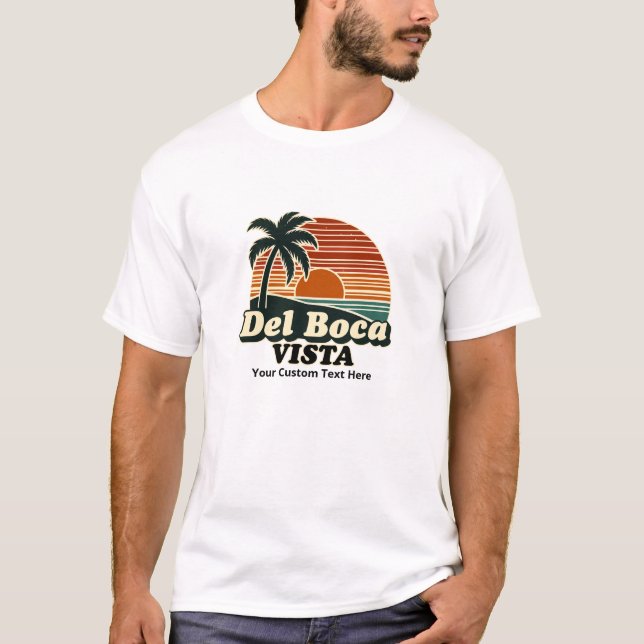 Custom Personalized Del Boca Vista T-Shirt (Front)