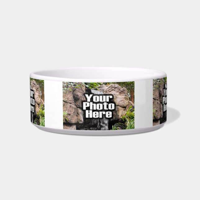 Custom Personalized Digital Photo Add Your Picture Bowl (Front)