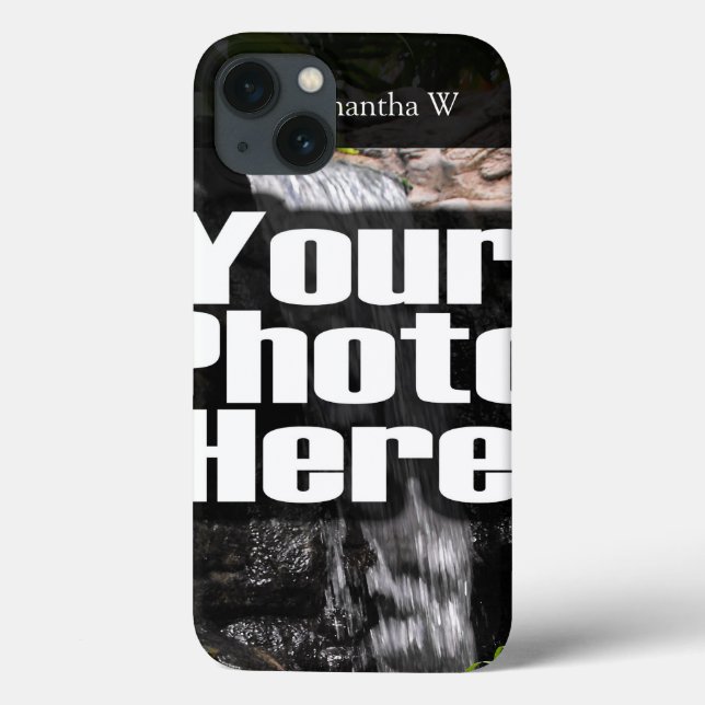 Custom Personalized Digital Photo Add Your Picture Case-Mate iPhone Case (Back)