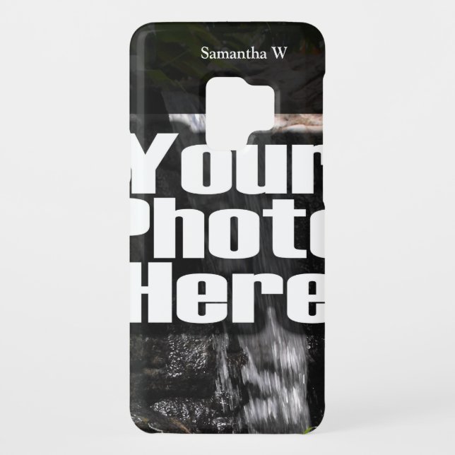 Custom Personalized Digital Photo Add Your Picture Case-Mate Samsung Galaxy Case (Back)
