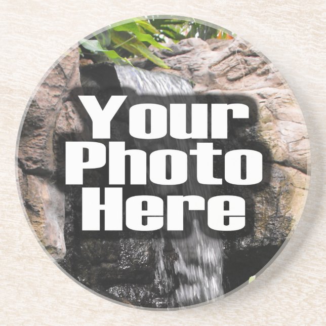 Custom Personalized Digital Photo Add Your Picture Coaster (Front)