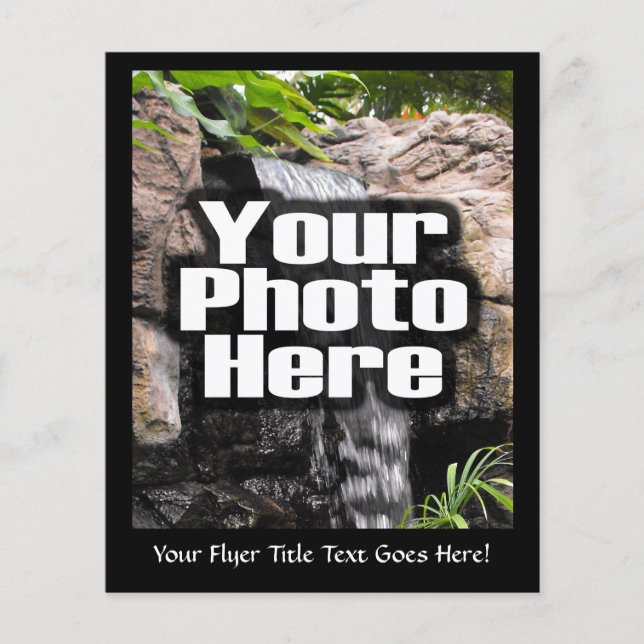 Custom Personalized Digital Photo Add Your Picture Flyer (Front)