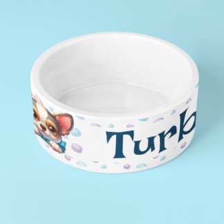 Custom Personalized Dog Cat Pet Bowl Dish Gift
