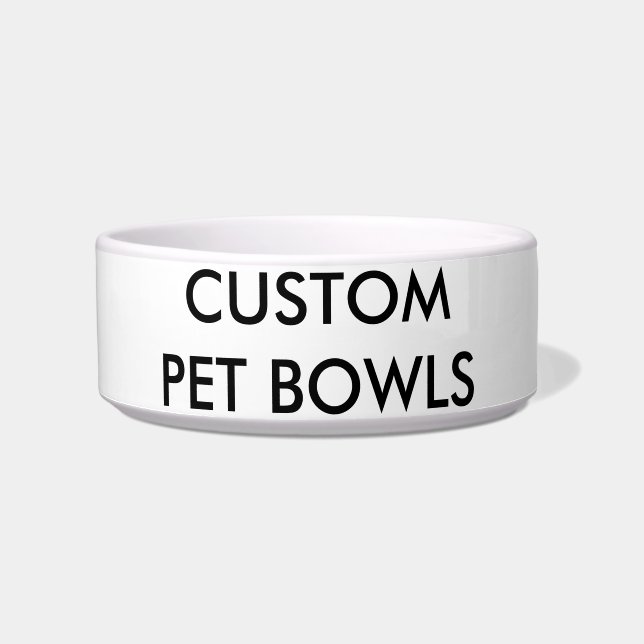 Custom Personalized Dog or Cat Bowl Blank Template (Front)