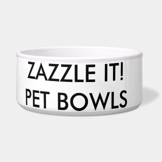 Custom Personalized Dog or Cat Bowl Blank Template