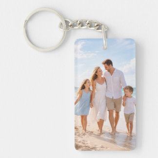 Custom Personalized Family Photo Keychain