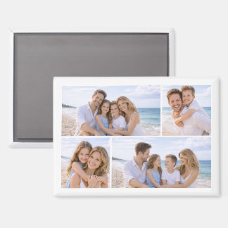Custom Personalized Family Photo Magnet