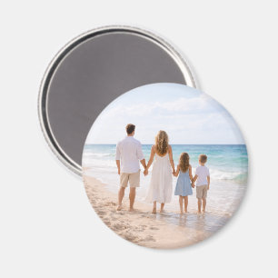 Custom Personalized Family Photo Magnet