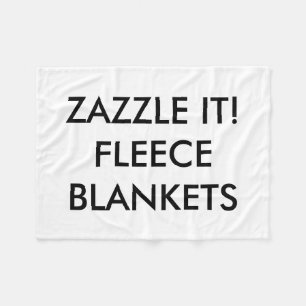 Custom Personalized Fleece Blanket Blank Template