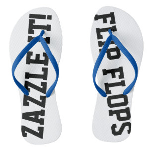 Custom Personalized Flip Flops Blank Template