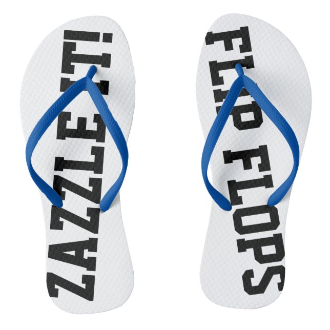 Custom Personalized Flip Flops Blank Template (Footbed)
