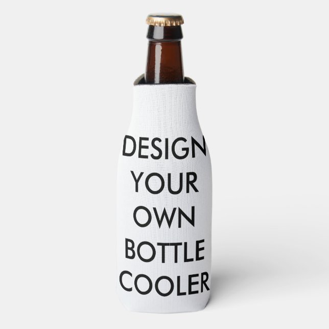 Custom Personalized Foam Bottle Cooler sleeve (Bottle Front)