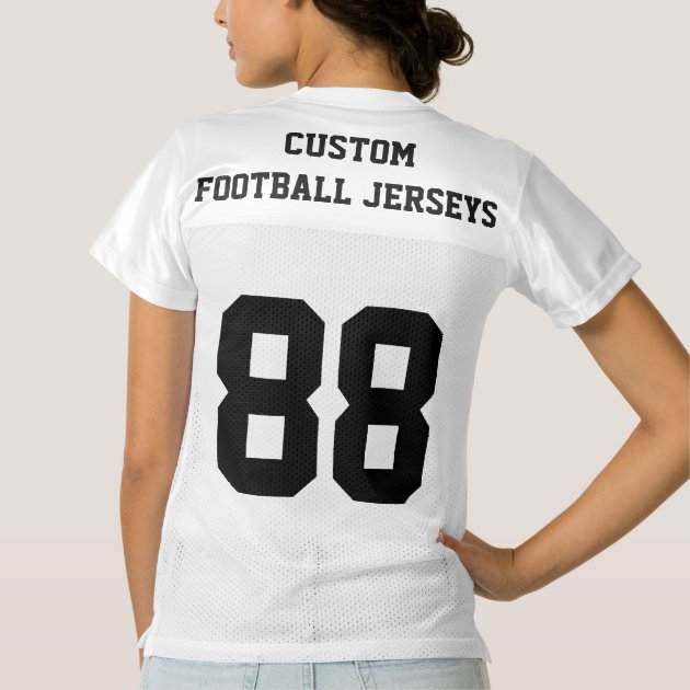 Custom Personalized Football Jersey Blank Template Zazzle