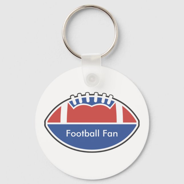 Custom Personalized Football Keychains (Front)