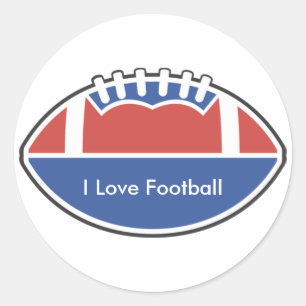 Custom Personalized Football Stickers