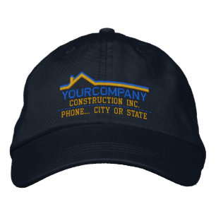 Custom Personalized for Your Construction Business Embroidered Hat