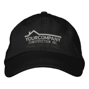 Custom Personalized for Your Construction Business Embroidered Hat