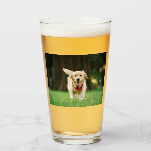 Custom personalized glass (Front Filled)