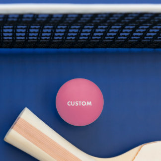 Custom Personalized GLOW DARK PINK Table Tennis Ping Pong Ball