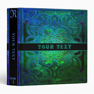 Custom Personalized Glowing Colours Binder