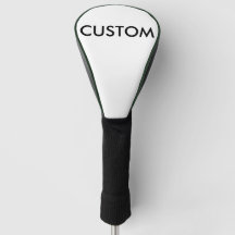 Custom Personalized Golf Club Cover Blank Template