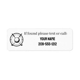 Custom Personalized Golf Club Name Labels Golfer