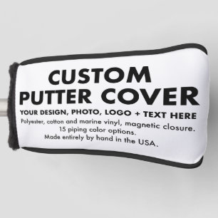 Custom Personalized Golf Putter Club Head Cover