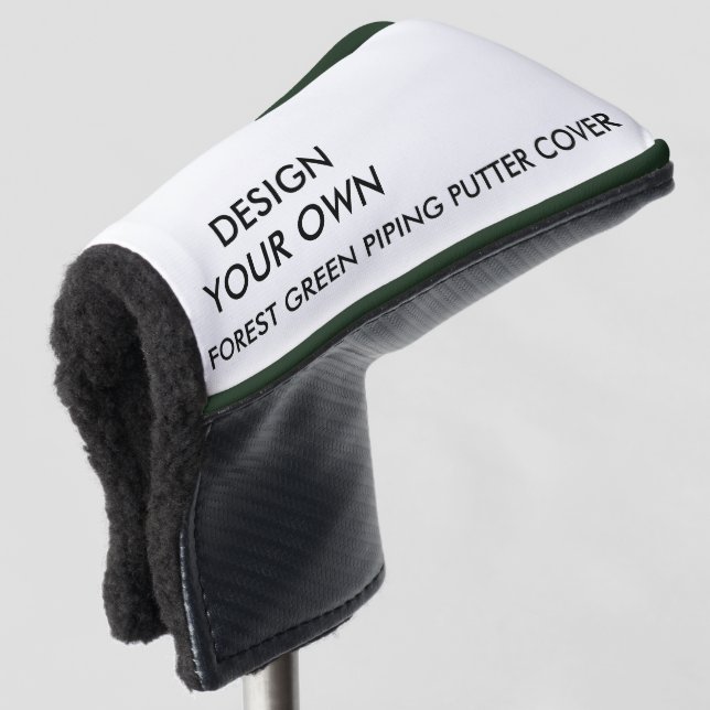 Custom Personalized Green Putter Golf Club Cover (3/4 Front)