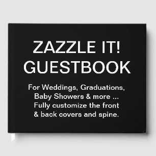 Custom Personalized Guestbook Blank Template