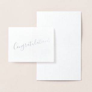 Custom / Personalized Happy Birthday Gold Foil Foi Card