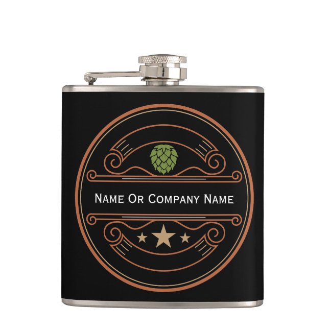 Custom Personalized Hip Flask (Front)