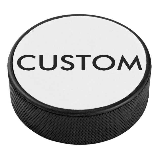 Custom Personalized Hockey Puck Blank Template (3/4)