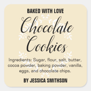 Custom Personalized Homemade label HM001_13sqv1