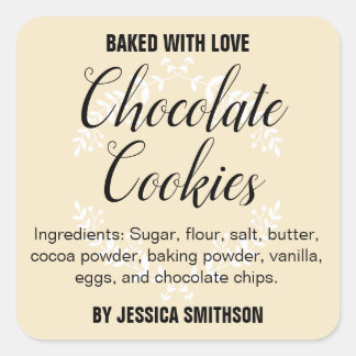 Custom Personalized Homemade label HM001_13sqv1