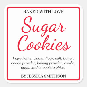 Custom Personalized Homemade label HM001_20sqv1