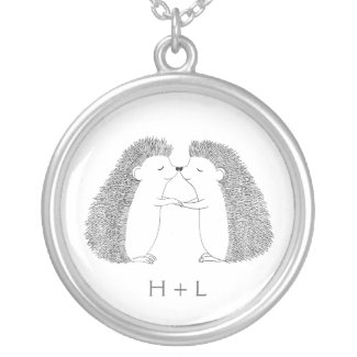 Custom Personalized I Love You Jewelry Hedgehog