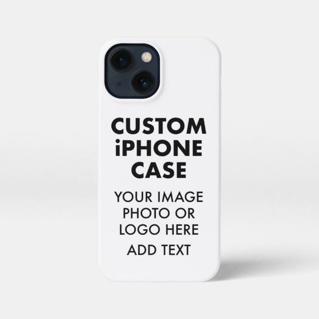 Custom Personalized iPHONE 13 MINI BUDGET CASE (Back)