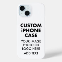 Custom Personalized iPHONE 15 BARELY THERE CASE