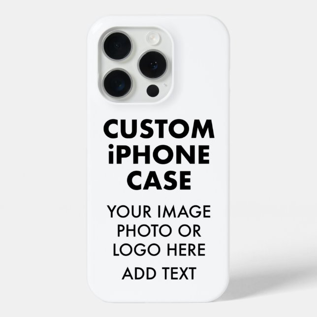 Custom Personalized iPHONE 15 PRO BARELY THERE Case-Mate iPhone Case (Back)