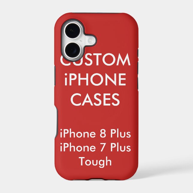 Custom Personalized iPhone 8 Plus Tough Shell Case (Back)