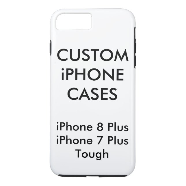 Custom Personalized iPhone 8 Plus Tough Shell Case (Back)