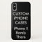 Custom Personalized iPhone X Barely There Case