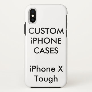 Custom Personalized iPhone X Tough Hard Shell Case
