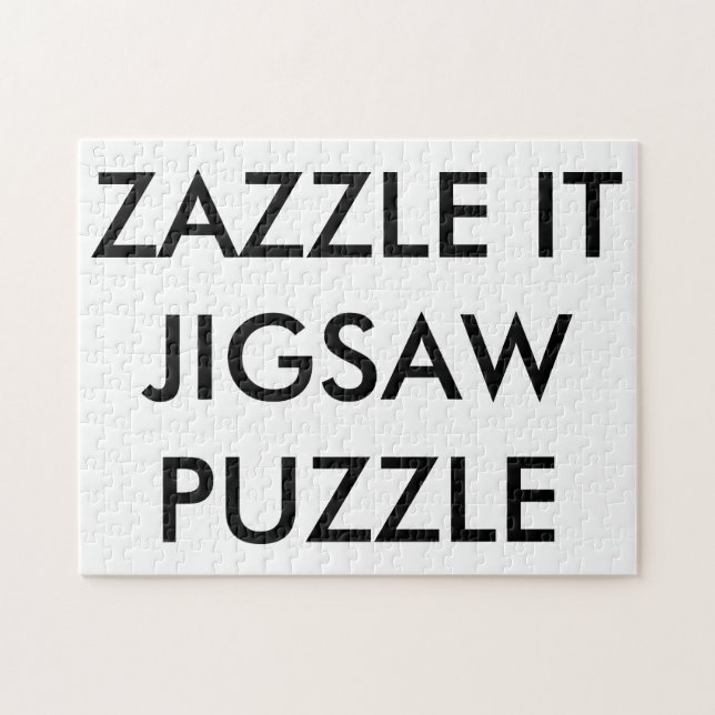Custom Personalized Jigsaw Puzzle Blank Template (Horizontal)
